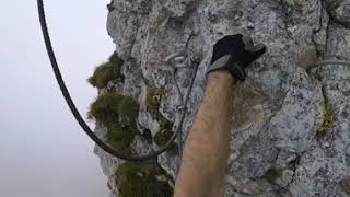 Class 5 section on Moléson Via Ferrata [upl. by Roper818]