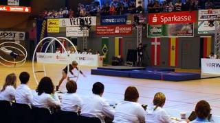 Wheel Gymnastics  Laura StullichGermany  StraightLine [upl. by Vance]