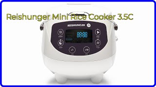 REVIEW 2024 Reishunger Mini Rice Cooker 35C ESSENTIAL details [upl. by Hauhsoj927]