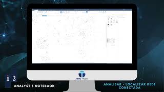 i2 Analyst’s Notebook Analisar Localizar Rede Conectada [upl. by Alfonse88]