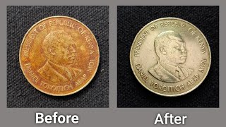 How to Polish a Brass Coin [upl. by Aibara]