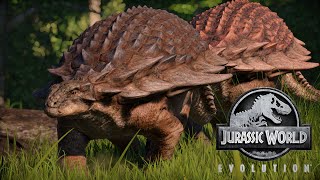 Nodosaurus  All Skins Showcased  Jurassic World Evolution [upl. by Yelsnik]