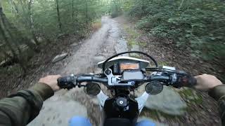 DRZ400SM off road trails [upl. by Nudnarb]