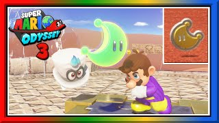 Der Mond auf dem Ruinenturm amp Mondstücke im Sand  Lets Play SUPER MARIO ODYSSEY 3 [upl. by Drusilla]