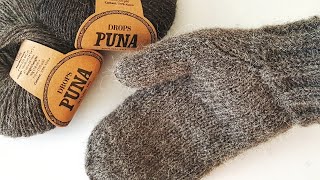 How to knit mittens with circular needles  simple mittens tutorial [upl. by Marcello]