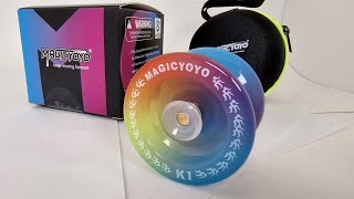 New Rainbow Magic YoYo K1 Unboxing and Review yoyo magicyoyo yoyotricks [upl. by Ramiah]