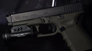 Glock 194 Radian Ramjet  Afterburner POV Shooting  Battlefield Green glock compensator [upl. by Zoha]