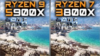 Ryzen 9 5900X vs Ryzen 7 3800X Benchmarks – 15 Tests 🔥 [upl. by Newhall]