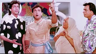 Log Chand Pe Jate Hai Main Suraj Pe Jaunga  Double Dhamaal Comedy  Govinda  Kader Khan  Aankhen [upl. by Hamburger808]