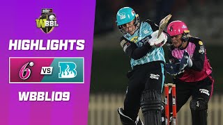 Sydney Sixers v Brisbane Heat  WBBL09 [upl. by Aennyl]