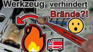 🔥 WERKZEUG verhindert BRÄNDE 😮 Mängel in elektrischen Anlagen beim Prüfen frühzeitig entdecken 🧐 [upl. by Berry]