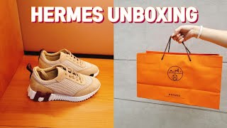 HERMES UNBOXING 에르메스 스테디셀러 🧡 에르메스 바운싱 스니커즈 언박싱 👟 Hermes Bouncing unboxing [upl. by Rebor]