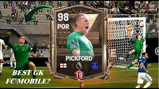 REVIEW PICKFORD CENTURION  TREMENDO PORTERO PARA POCA ALTURA FC MOBILE [upl. by Venuti]