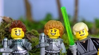 Horrible Histories Im a Knight song in LEGO with Jedi variations [upl. by Noied932]