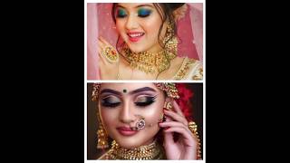 ❣️ beautiful look👁️ makeupbridal💄sandaljewellery⌚earinglipstickglitter 👠short📸🆕📷 [upl. by Assert]