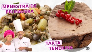 MENESTRA de primavera con SETAS  Tarta TENERINA sin levadura  Eva y Karlos Arguiñano [upl. by Codi]