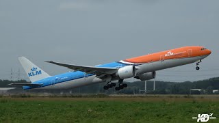 4K Morning Plane spotting at Schiphol International Airport 747 777 787 A330 A350 [upl. by Litman]