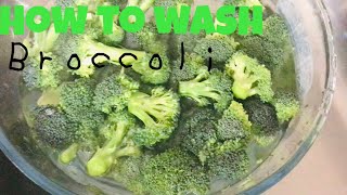 How to wash Broccoli [upl. by Ellett]