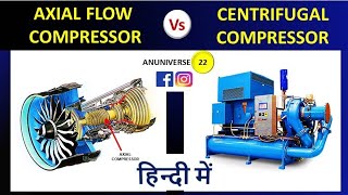 Axial Flow Compressor and Centrifugal Compressor Difference [upl. by Jerz490]