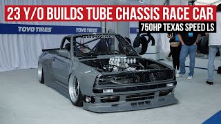 Full Tube Chassis E30 w C6 Suspension and 750hp 427 LS [upl. by Aro]