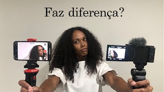 A MELHOR CÂMERA PARA VLOG Sony ZV1 vs iPhone XS review [upl. by Athallia957]