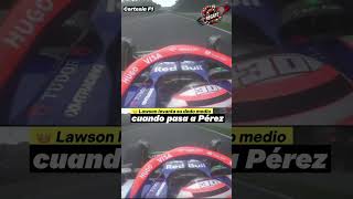 😬 Lawson levanta su dedo medio cuando pasa a Pérez [upl. by Irej]