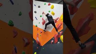 Red Problem climb climber bouldering sendit rockclimbing youtube youtubeshorts music [upl. by Adnamaa]