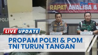 Atasi Penyerangan Markas Polres Jeneponto POM TNI dan Kadiv Propam Polri Kunjungi Polres Jeneponto [upl. by Inalak]