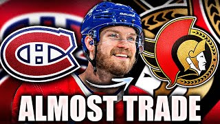 HUGE HABS amp SENATORS TRADE REJECTED DETAILS REVEALED ABOUT JOEL ARMIA Montreal Canadiens News [upl. by Lebatsirc]