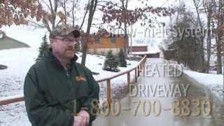 Indiana Warm Floors Heated Driveway  Snowmelt  CLP Marketing Angola [upl. by Tobin718]