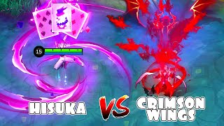 Cecilion Hisuka HxH VS Crimson Wing Collector Skin Comparison [upl. by Alyac]