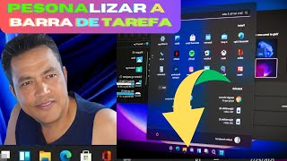 Como acessar as configurações e personalizar a barra de tarefa no Windows 11 [upl. by Clower]