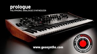 Korg Prologue  Custom Patches 51 to 75  GEOSynthscom [upl. by Iniffit]