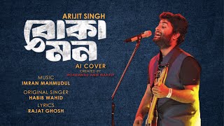 BOKA MON  বোকা মন  জানিনা কিভাবে বোঝাবো তোমায়  IMRAN Feat Arijit Singh AI Cover  HABIB WAHID [upl. by Ahso246]