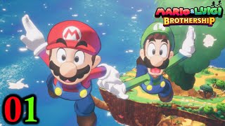 Bros Ahoy  Lets Play Mario and Luigi Brothership  1 [upl. by Rodrich]