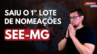 NOMEAÇÕES PARA O CONCURSO SEE MG [upl. by Zemaj]