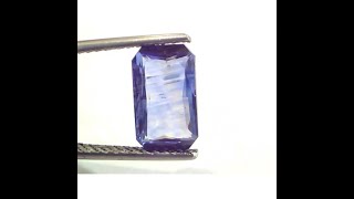 410 Ct IGI Certified Unheated Untreated Natural Ceylon Blue Sapphire By venusjewellerscom [upl. by Ellohcin]