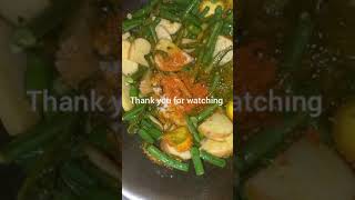 karela ra bodi aalu ko recipe deep fried😊cooking shorts [upl. by Tijnar]