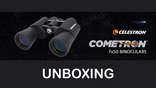 Celestron Cometron 7x50 Binoculars  Unboxing [upl. by Fachanan575]