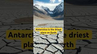 Antarctica is the driest place on EarthAntarcticaFacts GeographyLovers DidYouKnow FunFacts fact [upl. by Ahselrac]