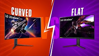 Curved Vs Flat Monitors  Which One to Buy [upl. by Hyland]