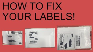 How to Fix Thermal Shipping Label Printing Sideways and Small 4x6 on Poshmark eBay Mercari Depop [upl. by Keefe]