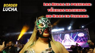 Hiedra Keyra vs Sexy Star Kitzune vs Julissa Valentina vs Faby y Jade Tijuana AAA Border [upl. by Ariane]