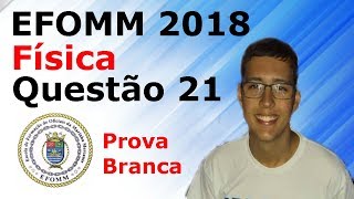 EFOMM 2018 Física  Questão 21 [upl. by Armallas]