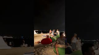 Nightlife in Vietnam fireshow Vietnam Nha Trang beach club ночная жизнь в Нячанге Вьетнам [upl. by Enimassej550]