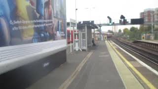 That Is a Gatwick Express Train Class 387206 And 387225 In East Croydon [upl. by Aihsenod681]