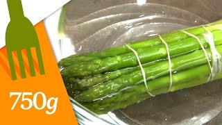 Cuire des asperges vertes en botte  750g [upl. by Ehcor]