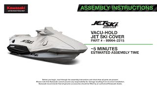 99994 2215 VacuHold Jet Ski® Cover Jet Ski® Ultra® 160LXS Angler  Installation Video [upl. by Aicileb]