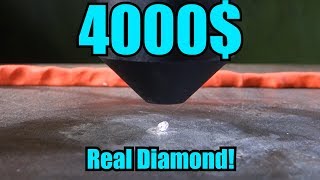 Crushing Real Diamond with Hydraulic Press [upl. by Audras]