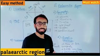 palaearctic region Zoogeographical region  MapSurrounding extent climateGeographyFauna [upl. by Felicidad283]